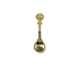 Shreyshti Brass Incense Spoon, approx. 4"